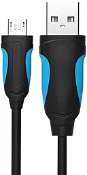 Кабель Vention USB-A - micro USB 10w 1.5м cable Black (VAS-A04-B150-N) - фото Кабель Vention USB-A - micro USB 10w 1.5м cable Black (VAS-A04-B150-N)