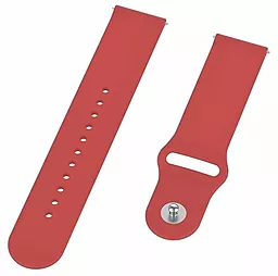 Змінний ремінець для розумного годинника Xiaomi Amazfit Bip/Bip Lite/Bip S Lite/GTR 42mm/GTS/TicWatch S2/TicWatch E (706188) Red