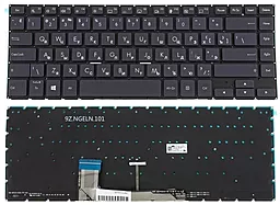 Клавиатура для ноутбука Asus W700 series с подсветкой клавиш без рамки Black