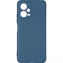 Чехол 1TOUCH Silicone Case Camera (no logo) для Xiaomi Redmi Note 12 5G/Poco X5 5G Dark Blue