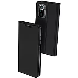 Чохол Dux Ducis з карманом візиток Xiaomi Redmi Note 10, Note 10s, Poco M5s, Note 10s Black