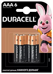 Батарейки Duracell LR03 / AAA MN2400 6шт 1.5 V