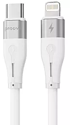 Кабель Proove Soft Silicone USB Type-C - Lightning 27w 3a 1м PD сable White (CCSO27002102) - фото Кабель Proove Soft Silicone USB Type-C - Lightning 27w 3a 1м PD сable White (CCSO27002102)