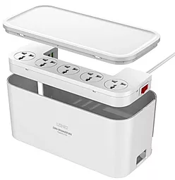 Сетевой фильтр (удлинитель) LDNio SC5309 5роз/3USB/2м белый - фото Сетевой фильтр (удлинитель) LDNio SC5309 5роз/3USB/2м белый