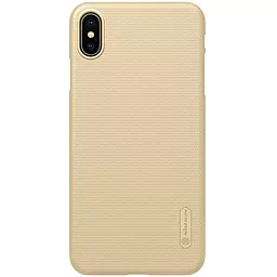 Чехол Nillkin Super Frosted Shield Apple iPhone XS Max Gold