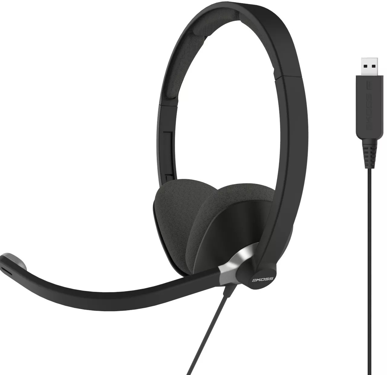 Наушники Koss CS300 USB Black - фото 1