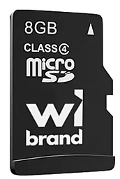 Карта памяти Wibrand microSDHC 8Gb class 4 (WICDC4/8GB)