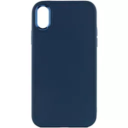 Чохол Epik TPU Bonbon Metal Style для Apple iPhone XS Max (6.5")  Синій / Cosmos Blue