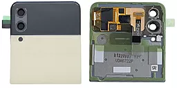 Дисплей Samsung Galaxy Flip 3 5G F711 (внешний) с тачскрином и рамкой, оригинал, Cream - фото Дисплей Samsung Galaxy Flip 3 5G F711 (внешний) с тачскрином и рамкой, оригинал, Cream