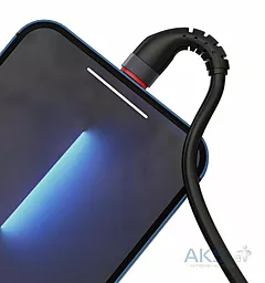 Кабель XO NB213 USB-A - micro USB 12w 2.4a 1м cable Black - мініатюра 3 Кабель XO NB213 USB-A - micro USB 12w 2.4a 1м cable Black - мініатюра 3