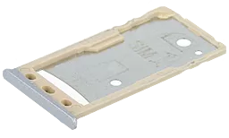Держатель (лоток) Сим карты Xiaomi Redmi 5A и карты памяти Dual SIM Original Grey