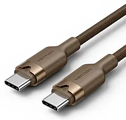 Кабель Vention USB Type-C - Type-C 60w 3a 1м PD cable Copper (TRDJF) - фото Кабель Vention USB Type-C - Type-C 60w 3a 1м PD cable Copper (TRDJF)