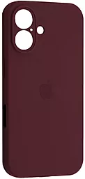 {"ru": "Чехол", "uk": "Чохол"} Silicone Case Full Camera для Apple iPhone 16 Plum