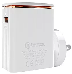 Сетевое зарядное устройство с быстрой зарядкой LDNio A1301Q Quick Charge 3.0 + USB Type-C Cable White - миниатюра 4