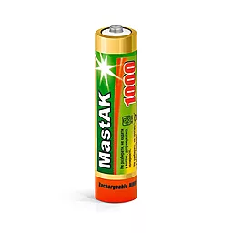 Аккумулятор MastAK AAA (R03) 1000mAh 1шт - фото Аккумулятор MastAK AAA (R03) 1000mAh 1шт