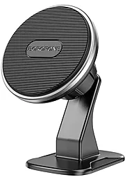Держатель магнитный Borofone BH63 Graceful Magnetic Car Holder Black/Silver - фото Держатель магнитный Borofone BH63 Graceful Magnetic Car Holder Black/Silver