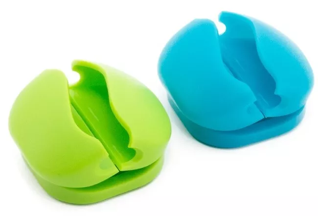 Органайзер для кабелів ExtraDigital Cable Clips CC-950 Green / Blue (KBC1714) - фото 2