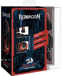 Наушники Redragon Ridley Black/Red - миниатюра 7