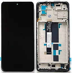 Дисплей Xiaomi Poco X3 GT с тачскрином и рамкой, оригинал, Black