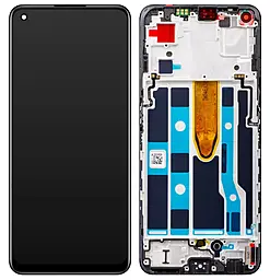 Дисплей Oppo Find X5 Lite з тачскріном і рамкою, оригінал, Black - фото Дисплей Oppo Find X5 Lite з тачскріном і рамкою, оригінал, Black