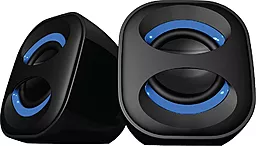 Колонки акустичні Smartfortec К-3 USB Black/Blue - фото Колонки акустичні Smartfortec К-3 USB Black/Blue