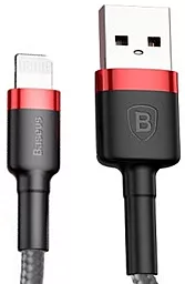 USB Кабель Baseus Kevlar 0.5M Lightning Cable Red/Black (CALKLF-A19)