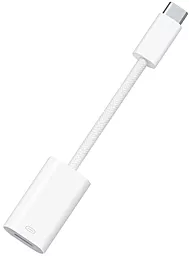 Адаптер-переходник Apple A2868 M-F USB Type-C -> Lightning Original White (MUQX3ZM/A)