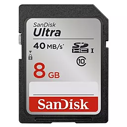Карта памяти SanDisk SDHC 8GB Ultra Class 10 UHS-I (SDSDUN-008G-G46)