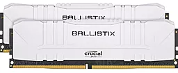 Оперативная память Crucial 32GB (2x16GB) DDR4 3000MHz Ballistix White (BL2K16G30C15U4W)