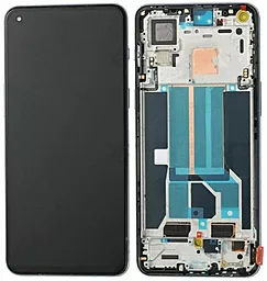 Дисплей OnePlus Nord 2 5G з тачскріном і рамкою, (OLED), Gray Sierra