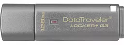 Флешка Kingston DataTraveler Locker+ G3 128GB USB 3.0 (DTLPG3/128GB) - фото Флешка Kingston DataTraveler Locker+ G3 128GB USB 3.0 (DTLPG3/128GB)