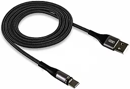 USB Кабель XO NB125 Magnetic USB Type-C Cable Black