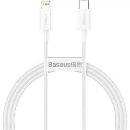 Кабель USB PD Baseus Superior 1.5M 20W USB Type-C - Lightning Cable White (CATLYS-B02)