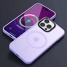Чехол Epik Metal Buttons with MagSafe Colorful для Apple iPhone 13 Pro Lilac - миниатюра 2