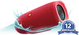 Колонки акустические JBL Charge 3 Red (JBLCHARGE3REDEU) - фото Колонки акустические JBL Charge 3 Red (JBLCHARGE3REDEU)