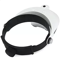 Лупа бинокулярная (налобная) Magnifier 81001-G 6х max с подсветкой - миниатюра 5