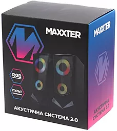 Колонки акустические Maxxter CSP-U003 RGB Black - миниатюра 5