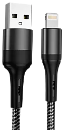 Кабель Jellico Jellico A20 USB-A - Lightning 12w 3.1a 1м cable Black - фото Кабель Jellico Jellico A20 USB-A - Lightning 12w 3.1a 1м cable Black