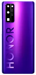 Задняя крышка корпуса Huawei Honor 30 Pro со стеклом камеры, Original Neon Purple - фото Задняя крышка корпуса Huawei Honor 30 Pro со стеклом камеры, Original Neon Purple