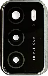 Стекло камеры Oppo A16 / A16s с рамкой Crystal Black - фото Стекло камеры Oppo A16 / A16s с рамкой Crystal Black