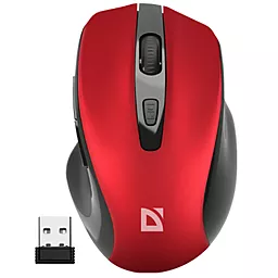 Компьютерная мышка Defender Prime MB-053 (52052) red - фото Компьютерная мышка Defender Prime MB-053 (52052) red