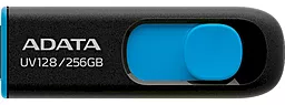 Флешка ADATA 256 GB UV128 USB 3.2 Black/Blue (AUV128-256G-RBE)