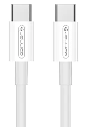 Кабель Jellico B1 USB Type-C - Type-C 60w 3a 1м PD cable White (RL075910) - фото Кабель Jellico B1 USB Type-C - Type-C 60w 3a 1м PD cable White (RL075910)