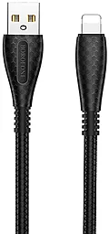 Кабель Borofone BX38 Cool Charge USB-A - Lightning 12w 2.4a 1м cable Black