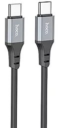 USB PD Кабель Hoco X86 Spear 3A 60W USB Type-C - Type-C Cable Black