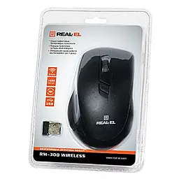 Комп'ютерна мишка REAL-EL RM-300 black-grey - мініатюра 2