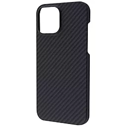 Чохол Wave Premium Carbon Slim with MagSafe для Apple iPhone 12 Pro Max Black
