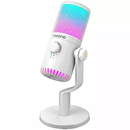 Микрофон Maono DM30 RGB White - миниатюра 4