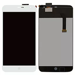 Дисплей Meizu MX3 (M351) з тачскріном, оригінал, White