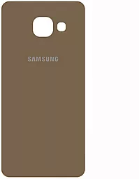 Задняя крышка корпуса Samsung Galaxy A3 2016 A310F Original Gold - фото Задняя крышка корпуса Samsung Galaxy A3 2016 A310F Original Gold